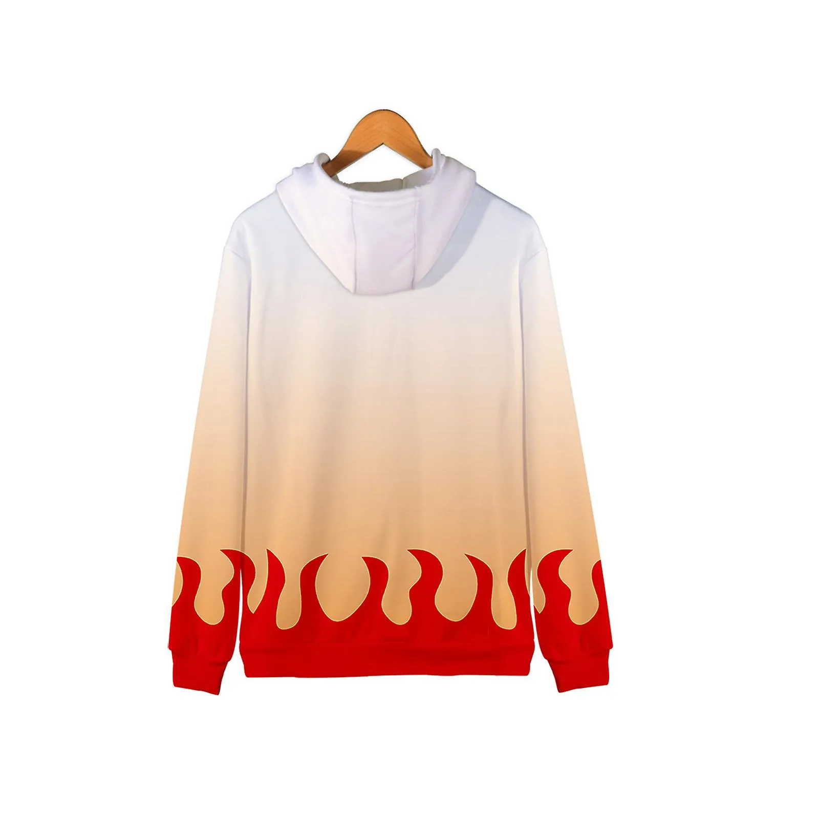 Rengoku Kyoujurou Hoodie Anime Demon Slayer Hoodies, Demon Slayer Japanese Anime Cosplay Unisex Printed Cosplay Sweatshirt Costu