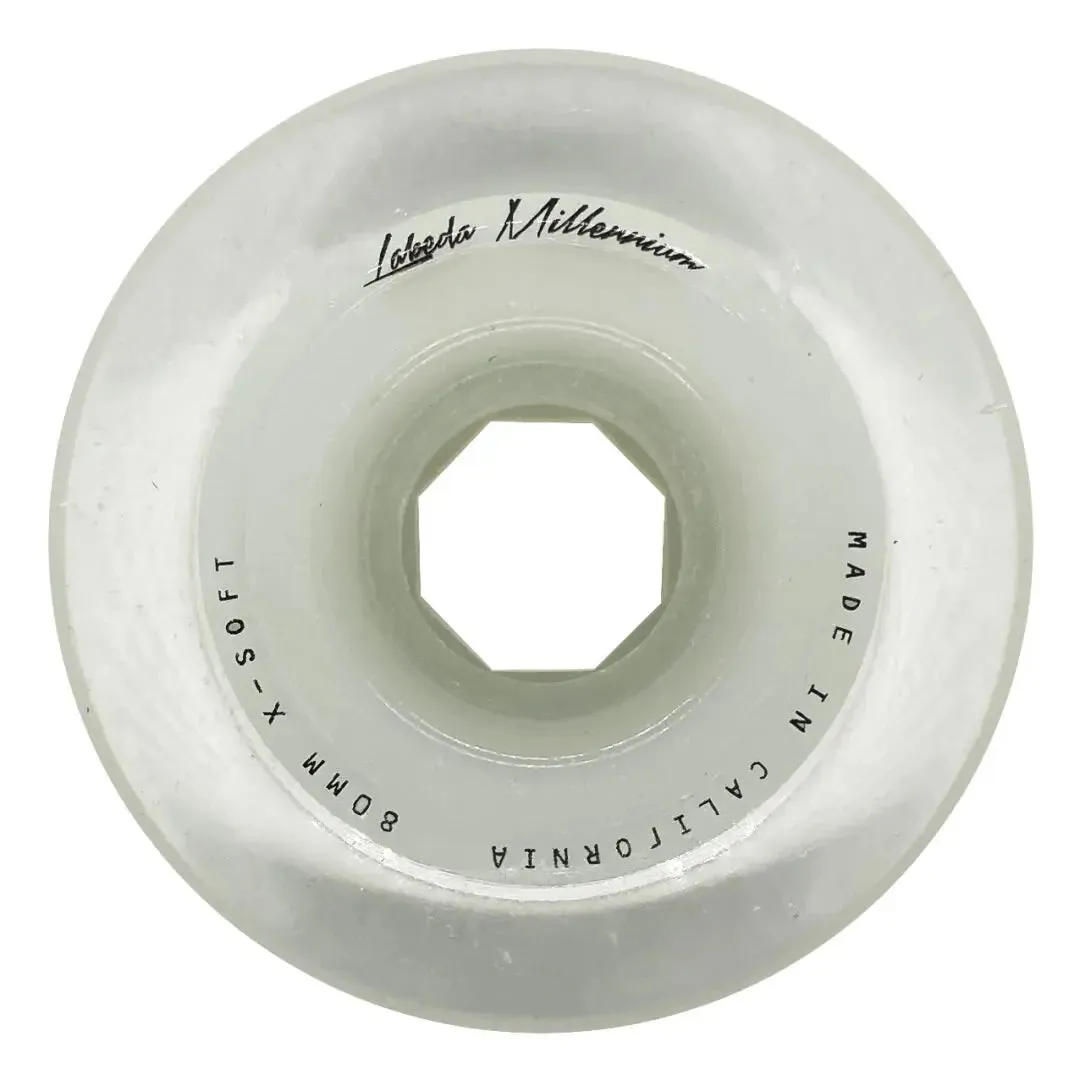 RUEDA LABEDA MILLENNIUM BLANCA XSOFT.(PACK 4)