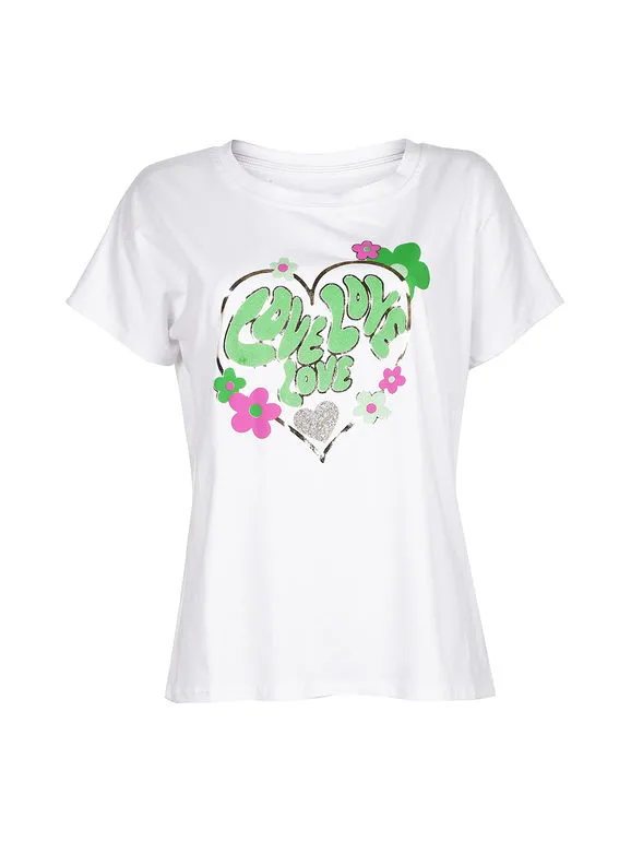 Solada Camiseta mujer oversize de algodón