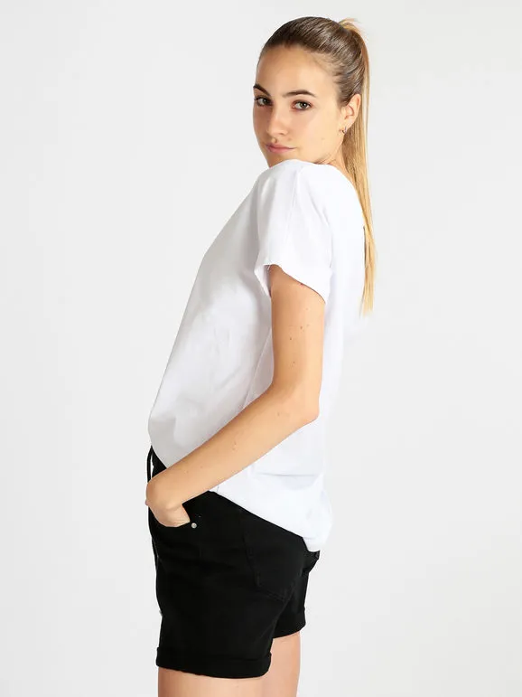 Solada Camiseta mujer oversize de algodón