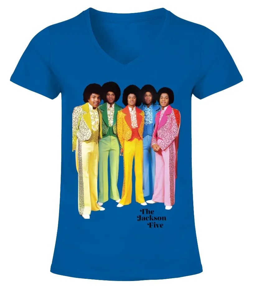 The Jackson 5 BL 005 Camiseta cuello pico Mujer