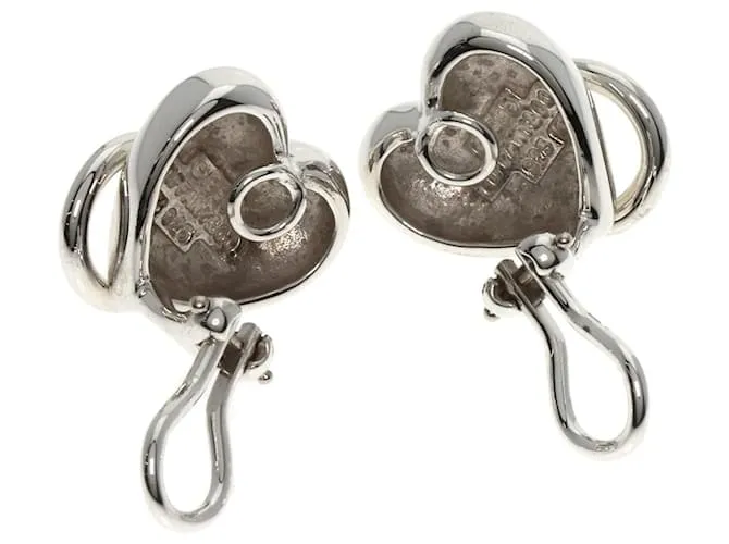 Tiffany & Co Pendientes de plata Knock Heart de Tiffany 