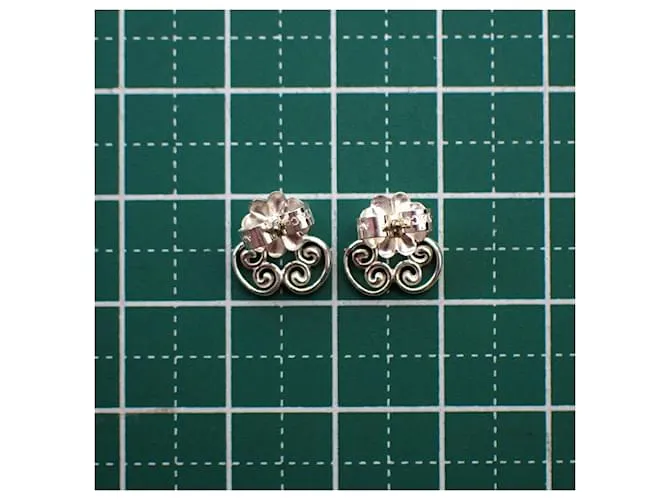 Tiffany & Co Pendientes Tiffany 925 Goldoni Triplo Stud 