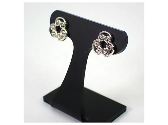 Tiffany & Co Pendientes Tiffany 925 Goldoni Triplo Stud 