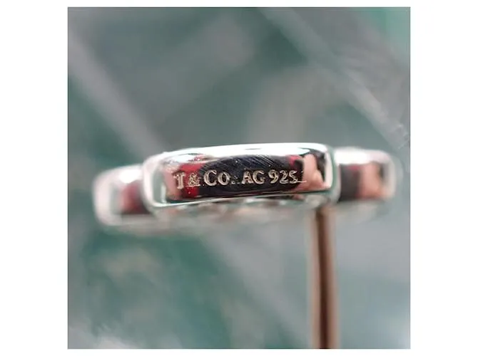 Tiffany & Co Pendientes Tiffany 925 Goldoni Triplo Stud 