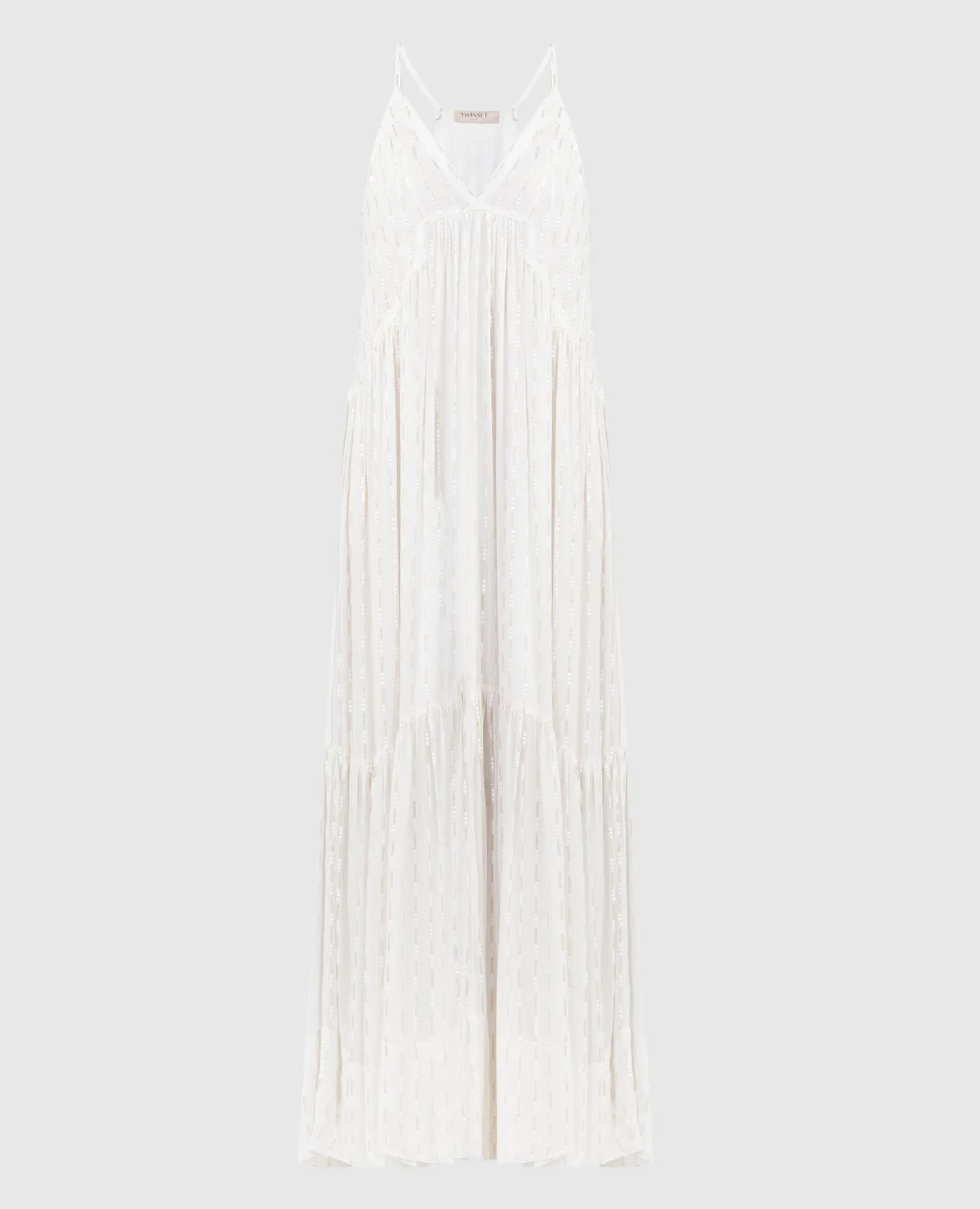 Twinset Beige dress with sequins