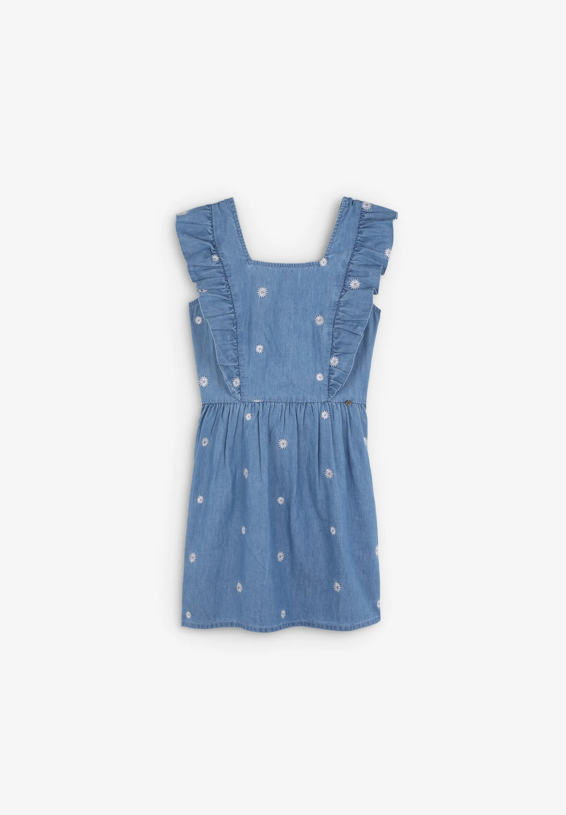 VESTIDO DENIM BORDADO
