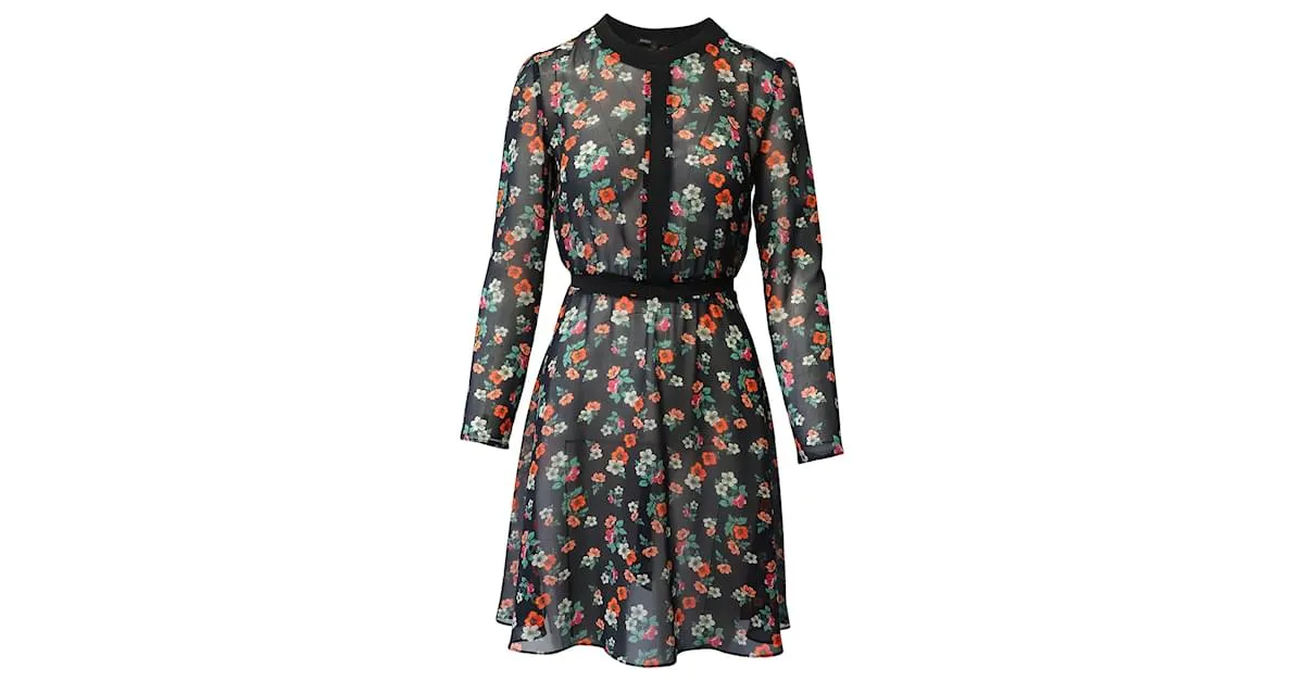 VESTIDO ESTAMPADO FLORES MAJE 