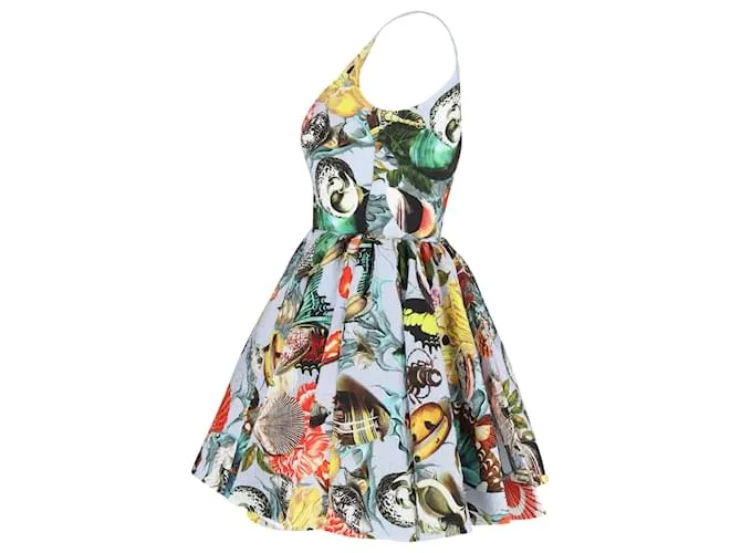 Vestido estampado Tivolio Shell de Mary Katrantzou en poliéster multicolor 