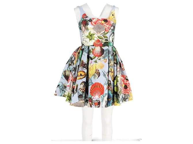 Vestido estampado Tivolio Shell de Mary Katrantzou en poliéster multicolor 