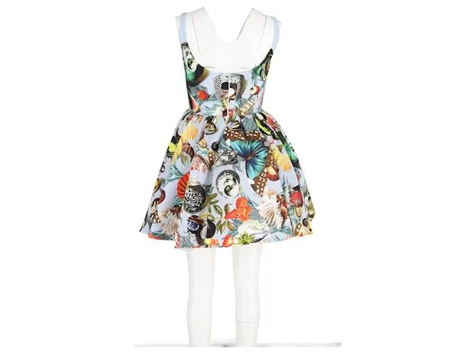 Vestido estampado Tivolio Shell de Mary Katrantzou en poliéster multicolor 