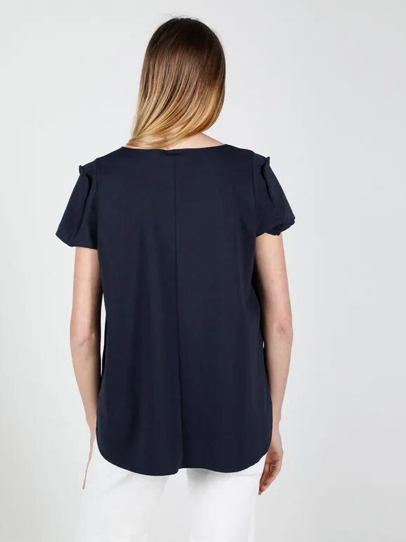 Wendy Trendy Camiseta mujer oversize color liso